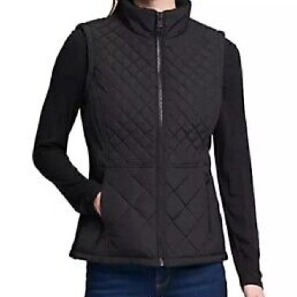 [Andrew Marc] Black Puffer Vest - Size M